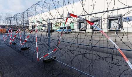 Die ehemalige Flüchtlingsunterkunft Schlachthofstraße wurde mit ...