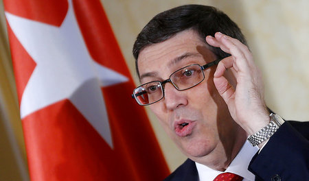 Kubas Außenminister Bruno Rodríguez am Montag in Wien