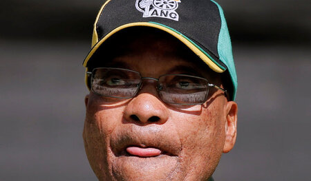 Präsident auf Zeit: Noch bis 2019 dauert die Amtszeit Jacob Zuma...