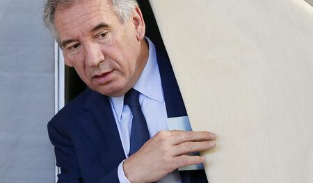 Au revoir: François Bayrou nahm am Mittwoch seinen Hut als Justi...