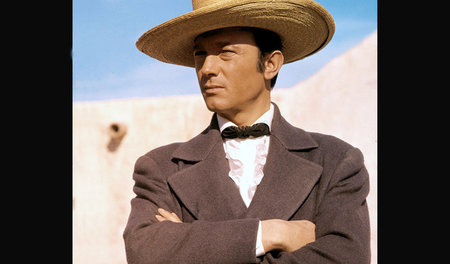 »Alamo«: Der strenge Colonel William Travis (Laurence Harvey) hä...