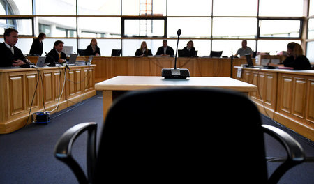 In diesem Saal des Magdeburger Landgerichts wurde am Freitag ein...