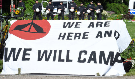 Demonstranten forderten am 26. Juni in Hamburg ihr Recht auf Ver...