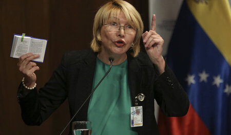 Venezuelas Generalstaatsanwältin Luis Ortega Díaz muss sich am 4...