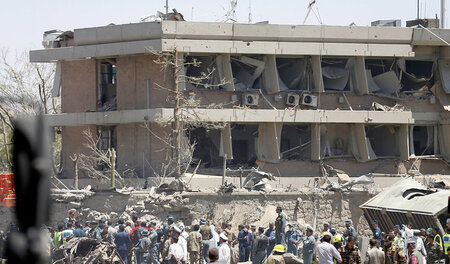 Deutsche Botschaft in Kabul am 31. Mai