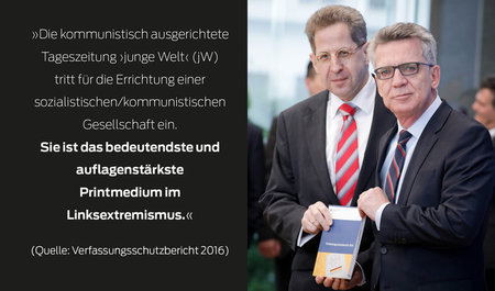 Hans-Georg Maaßen (l.), Chef des Bundesamtes für Verfassungssch... Hans-Georg Maaßen (l.), Chef des Bundesamtes für Verfassungssch...