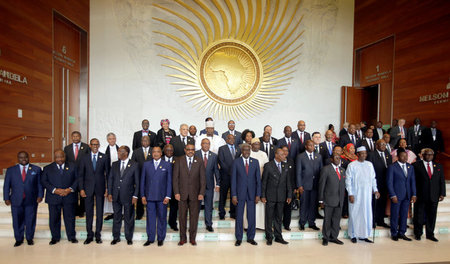Gruppenfoto in Addis Abeba: Am Montag und Dienstag fand in der ä...