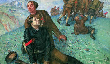 Mit sphärischer Perspektive: »Der Tod des Kommissars« (1928) von...
