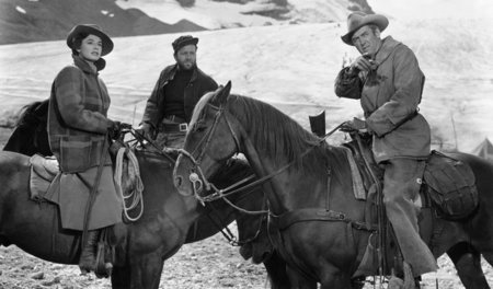Jeff Webster (James Stewart, re.)soll die Rinderherde der Saloon... Jeff Webster (James Stewart, re.)soll die Rinderherde der Saloon...