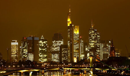 Hier wird Geld verschoben: Bankentürme in Frankfurt am Main