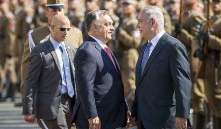 Plötzlich einträchtig: Israels Regierungschef Benjamin Netanjahu...