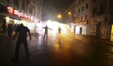 Ausschreitungen während des G-20-Gipfels in Hamburg (9. Juli)