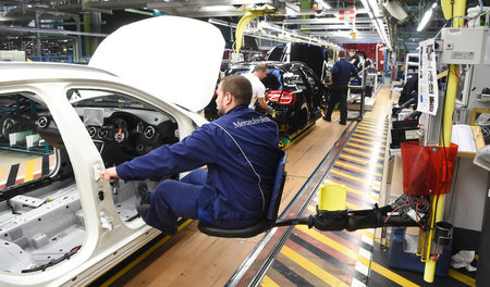 Autowerk der Daimler AG in Rastatt