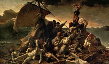 »Le Radeau de la Méduse« (Das Floß der Medusa), Théodore Géricau...