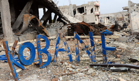 Kobani nach der Befreiung der Stadt von der Dschihadistenmiliz I...
