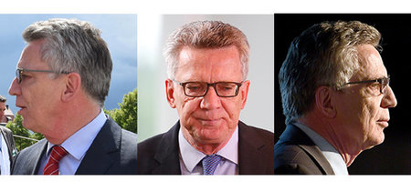 Hat nichts zu verbergen: Bundesinnenminister Thomas de Maizière