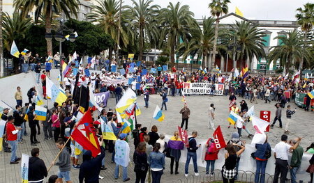 »Marsch für die Würde« in Las Palmas: Im März 2014 gingen Bürger...