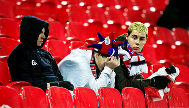 Am Mittwoch im Wembley-Stadion. »Was für ein Haufen Verlierer!« ...