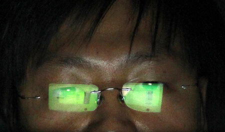 Ein aktuell beliebtes Feindbild: der gemeine Hacker (hier ein be... Ein aktuell beliebtes Feindbild: der gemeine Hacker (hier ein be...
