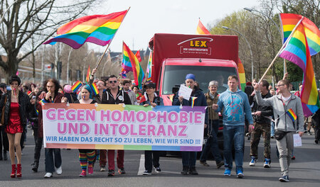 Demo am 12. April 2015 in Berlin unter dem Motto »Wir haben das ...