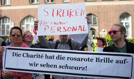 Vorreiter einer neuen Streikmethode: Die Beschäftigten der Berli...