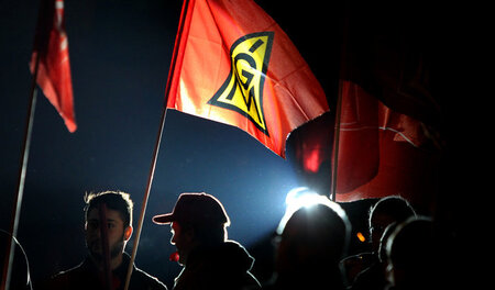 Protest von IG-Metall-Mitgliedern Protest von IG-Metall-Mitgliedern