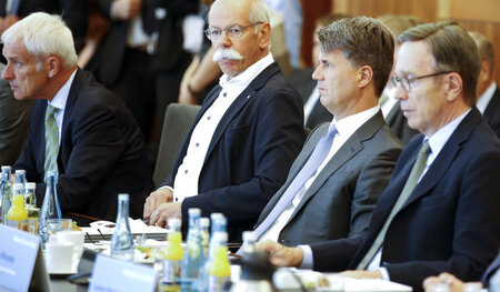 »Dieselgipfel«: Die Chefs von VW, Daimler und BMW - Matthias Mül... »Dieselgipfel«: Die Chefs von VW, Daimler und BMW - Matthias Mül...