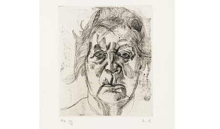 Lucian Freud: »The Painter’s Mother«, Radierung 1982