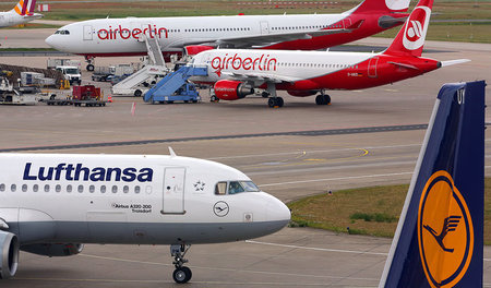 Die Lufthansa scheint bei der Verteilung der Überreste der insol...