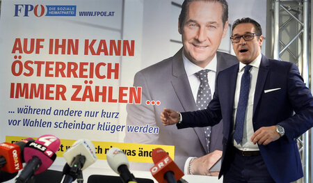 Auf ihn können Österreichs Kapitalisten zählen: FPÖ-Chef Heinz-C...