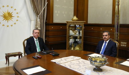 Alle Macht in seinen Händen: Der türkische Präsident Recep Tayyi...