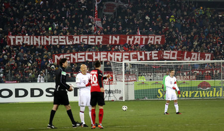 Beim Spiel Freiburg gegen München am 20. Januar dieses Jahres im...