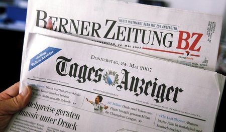 Zwei Blätter des Tamedia-Konzerns Zwei Blätter des Tamedia-Konzerns