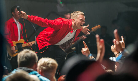 Keine Angst haben: Kraftklub Freitag nacht in Jamel