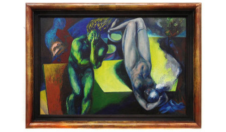Armenien. Requiem, 44 x 66 cm, Acryl auf Leinwand, 1994