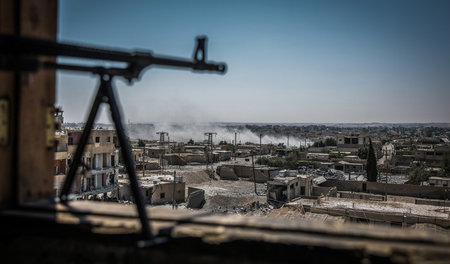 Vor der Befreiung: Die syrische Stadt Rakka wird Haus für Haus v...