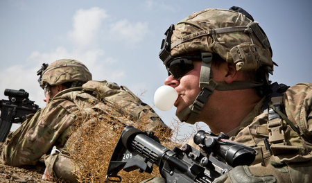 US-Soldaten an einem Außenposten in der Provinz Kandahar US-Soldaten an einem Außenposten in der Provinz Kandahar