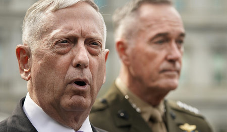 Verteidigungsminister James Mattis und Generalstabschef Joseph D...