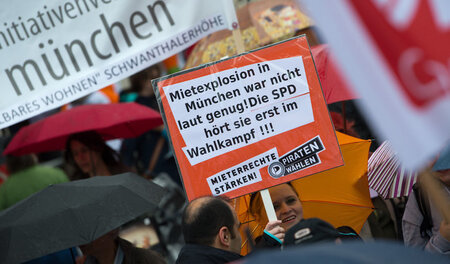 Mieterproteste in München (hier im Juni 2013) haben bisher nicht...