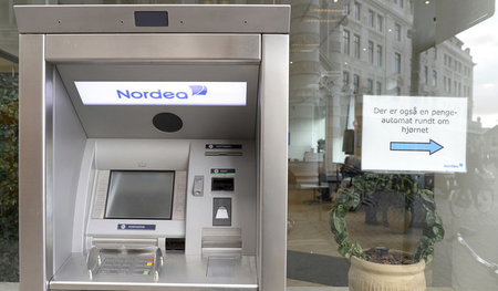 Skandinavischer Marktführer: Nordea-Bankautomat in Kopenhagen
