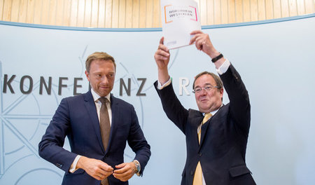 Lieber Berlin als Düsseldorf: Christian Lindner (l.), FDP-Chef i...
