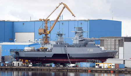 Neues Kriegsgerät für »Einsätze« in aller Welt: Eine Korvette vo... Neues Kriegsgerät für »Einsätze« in aller Welt: Eine Korvette vo...