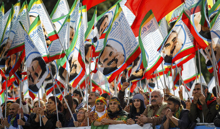 Klares Statement am Samstag beim kurdischen Kulturfestival in de...