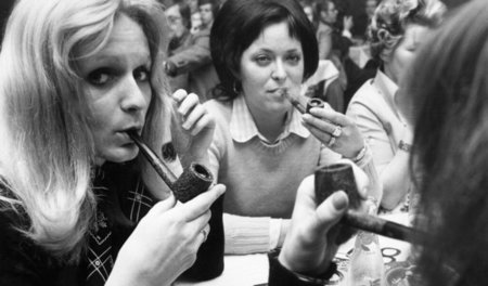 1975: Weibliche Teilnehmerinnen bei den Norddeutschen Meistersch...