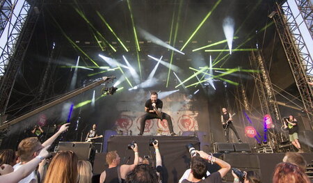 Musik für die Massen: Rise Against beim ungarischen Volt-Festiva...