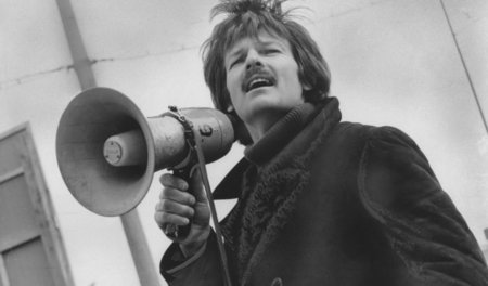 Ein »Cowboy-Typ« als Internationalist: Hier 1977 in in der Haupt...