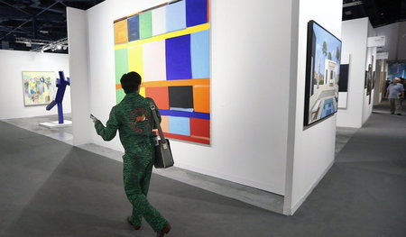 Könnte vom Computer sein, ist es aber nicht, sondern Art Basel, ... Könnte vom Computer sein, ist es aber nicht, sondern Art Basel, ...