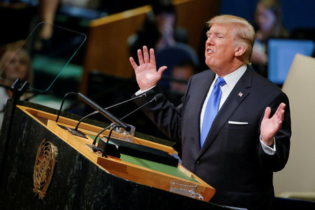 US-Präsident Donald Trump am Dienstag (Ortszeit) bei der Vollver... US-Präsident Donald Trump am Dienstag (Ortszeit) bei der Vollver...