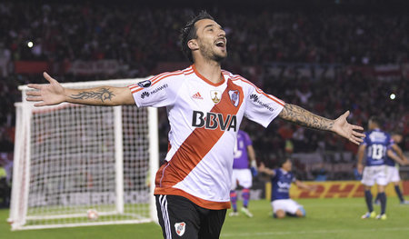 Definierte »torgierig«: Ignacio Scocco von River Plate traf in d...