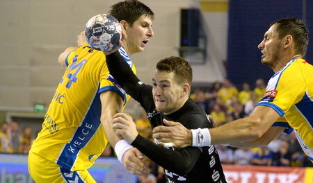 »Im Sport geht es manchmal ganz schnell«: Miha Zaberec (M) vom T... »Im Sport geht es manchmal ganz schnell«: Miha Zaberec (M) vom T...